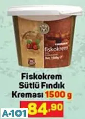 FİSKOKREM SÜTLÜ FINDIK KREMASI